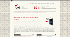 Desktop Screenshot of cyil2011.czechyearbook.org