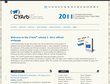 Tablet Screenshot of cyarb2011.czechyearbook.org